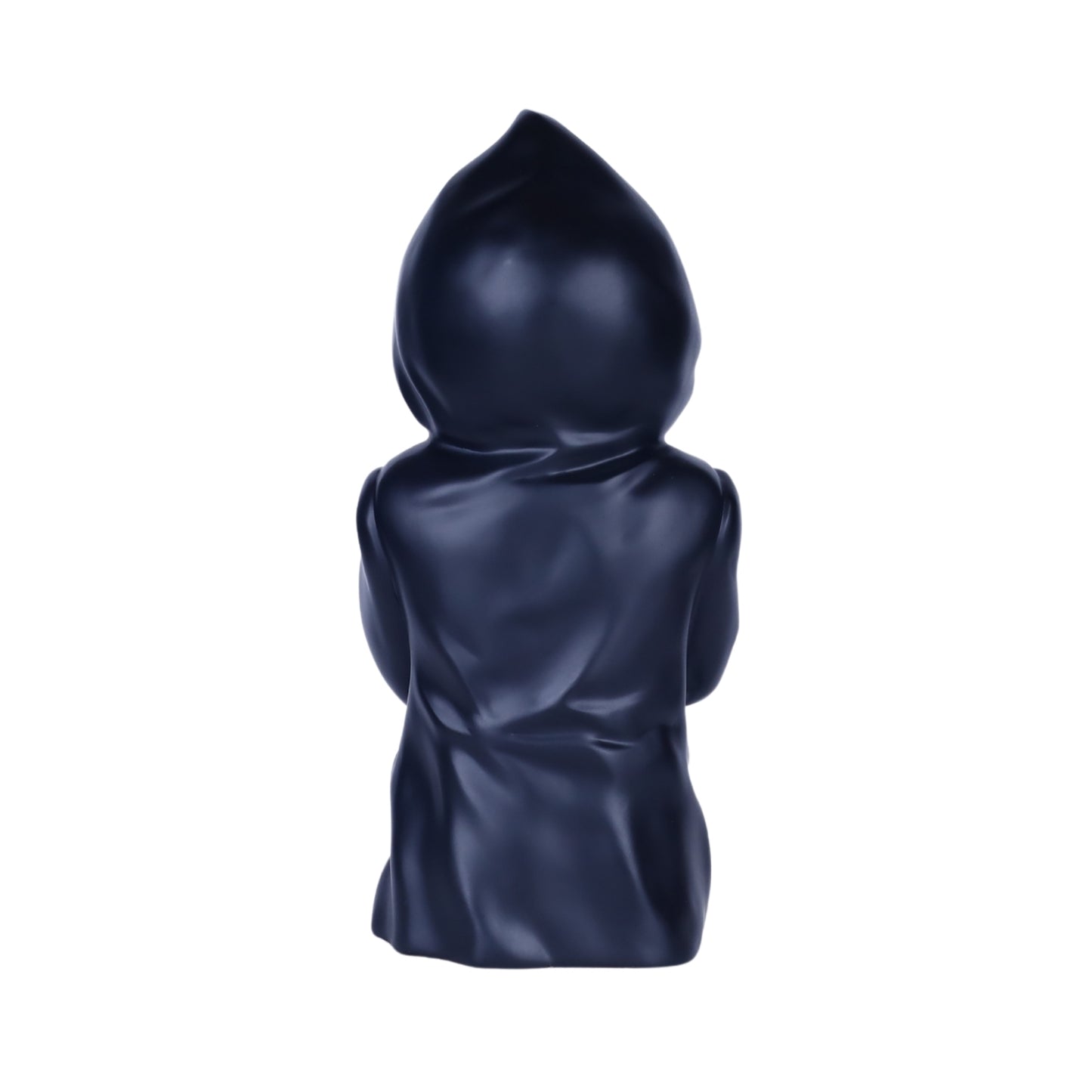 Hooded Attitude Figurine – Black & Gold Resin Showpiece