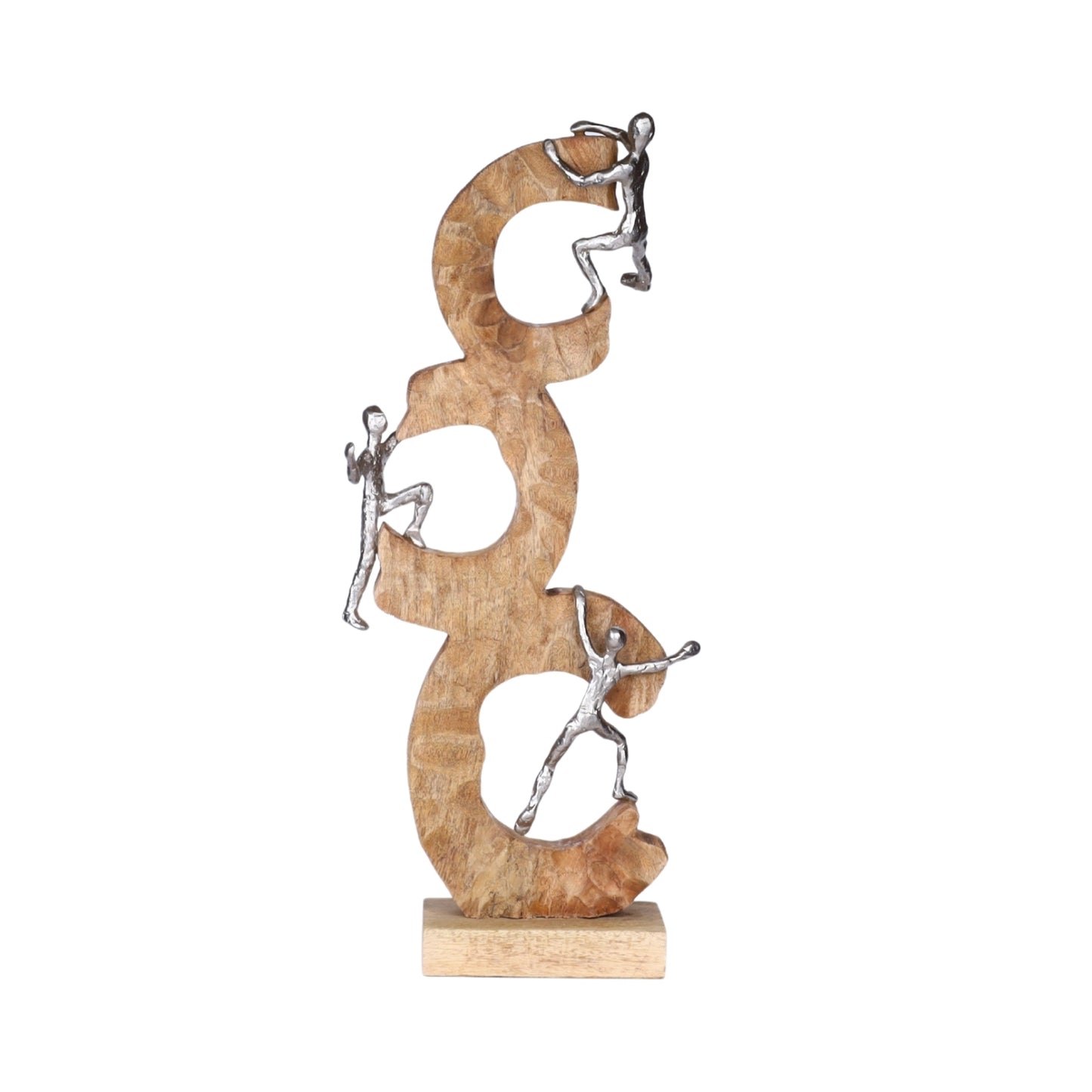 Climbers on Spiral Sculpture