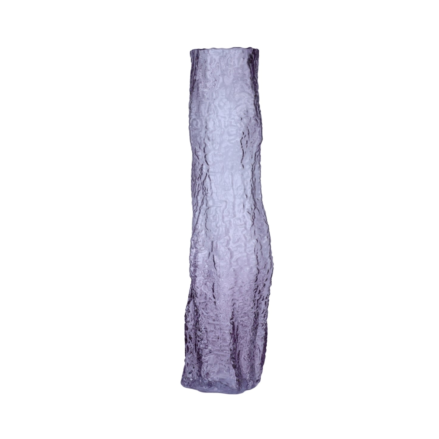 Textured Wave Glass Vase