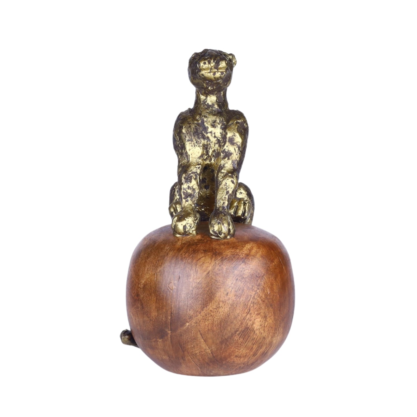 Regal Panther on Wooden Sphere
