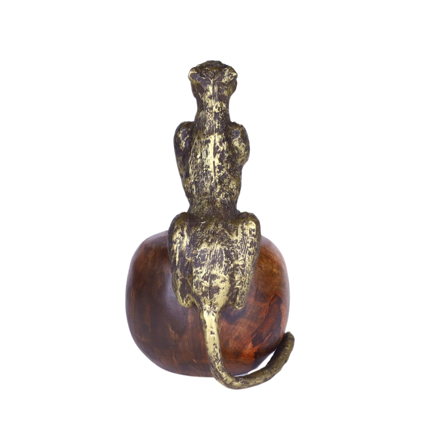 Regal Panther on Wooden Sphere