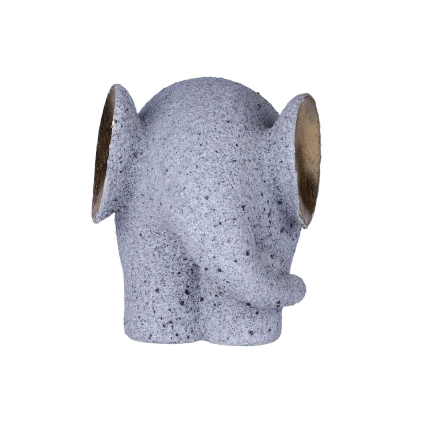 Stone Texture Elephant Figurine