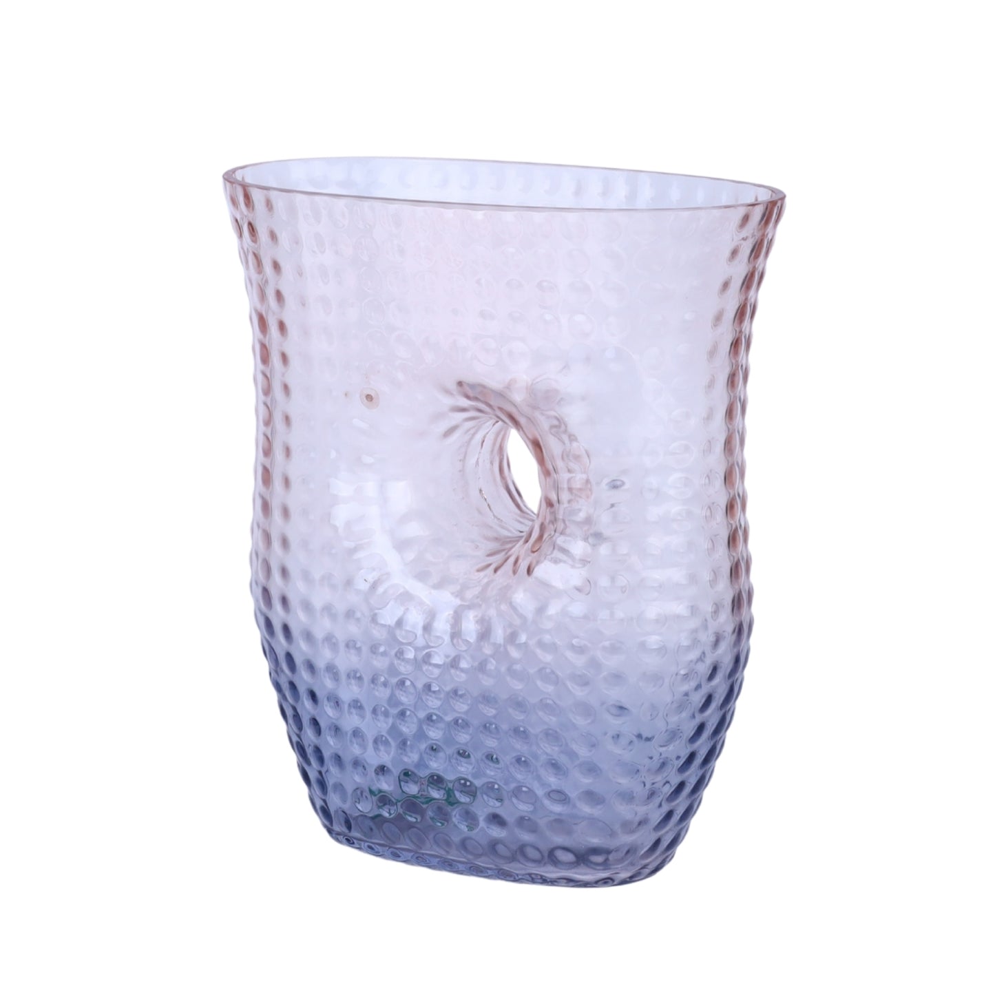 Aura Hollow Textured Glass Vase