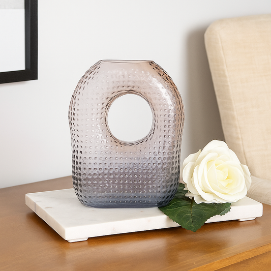 Elegant Hollow Glass Vase Big
