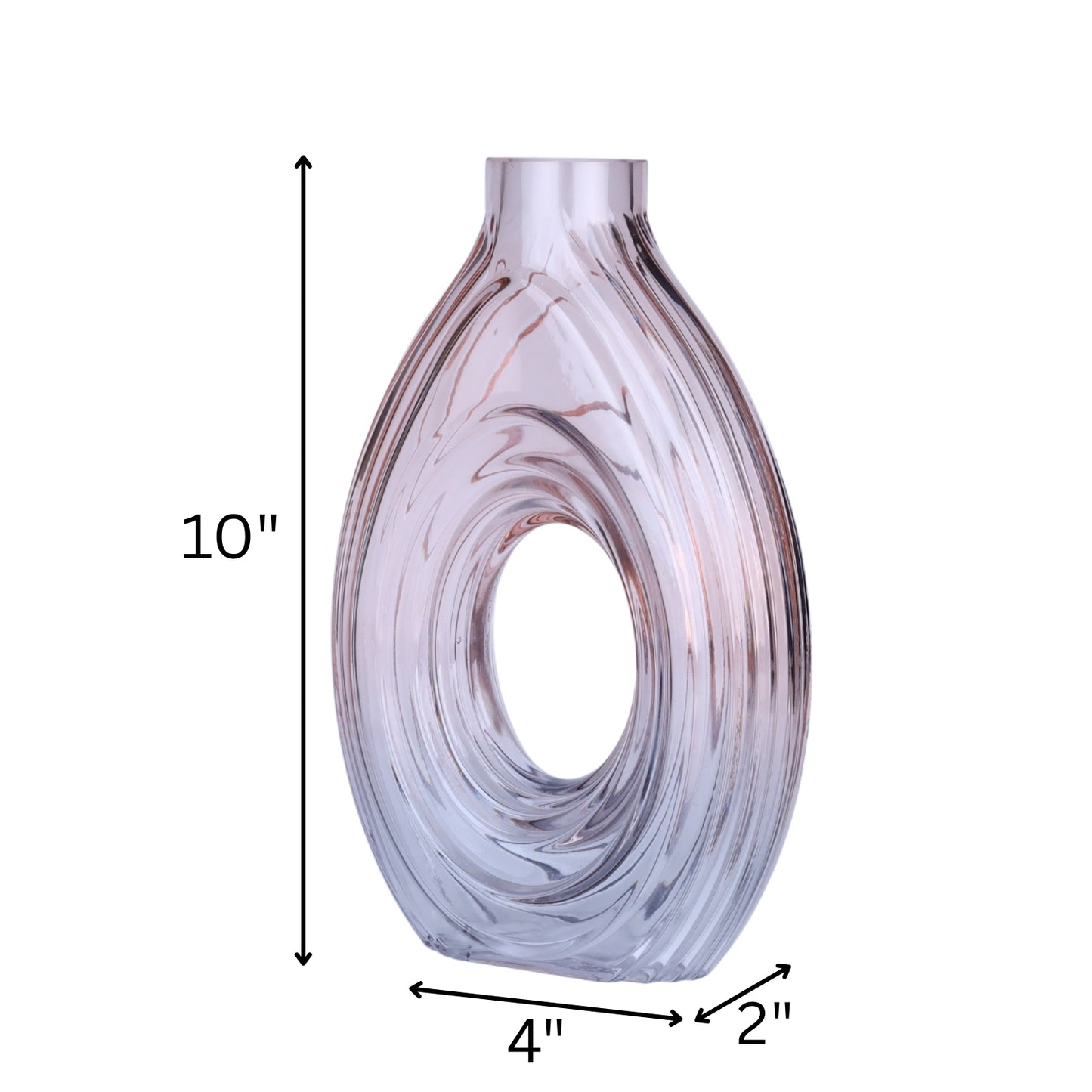 Elegant Hollow Glass Vase