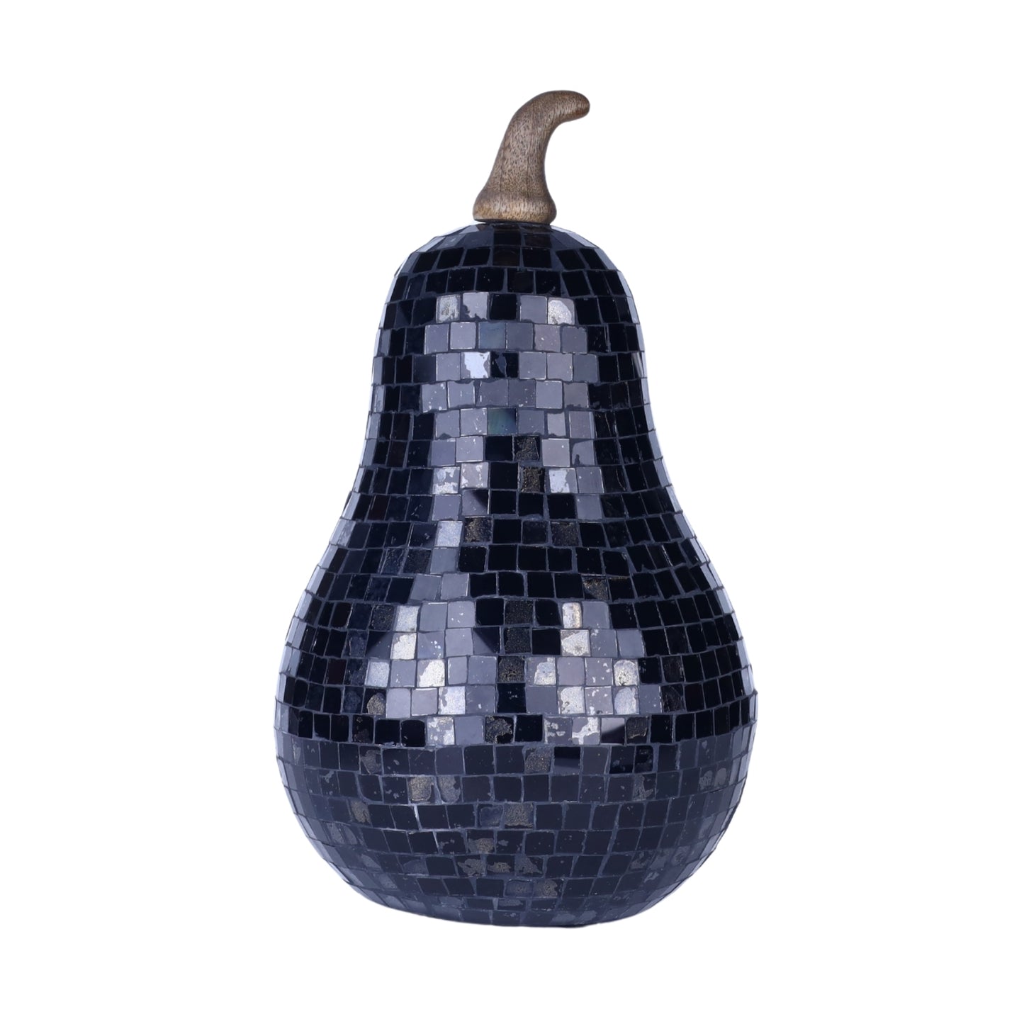 Black Mosaic Pear Accent