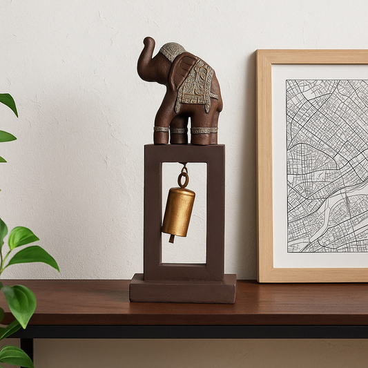 Royal Elephant Bell Figurine
